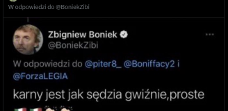 Zbigniew Boniek ''AKTUALIZUJE'' zasadę dot. rzutu karnego xD